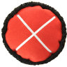 Кубанка искусственный черный каракуль красный верх