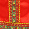 Русский народный костюм "Василиса" детский, красный атлас, 1-6 лет
